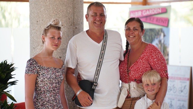Other image for Holiday-loving family enjoy taste of small screen stardom